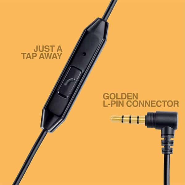 Fingers FINGERS Droplets Wired in Ear Earphone with Mic - Piano Red - Piano Red