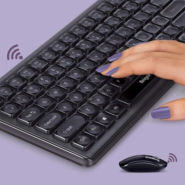 Fingers Exquisite Wireless Keyboard and Mouse Combo
