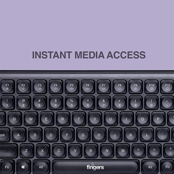 Fingers Exquisite Wireless Keyboard and Mouse Combo