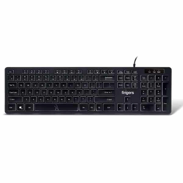 Fingers Magnifico Moonlit Wired USB Desktop Keyboard