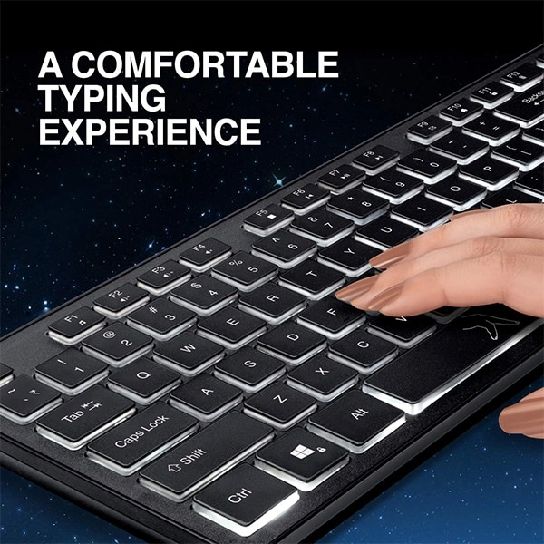 Fingers Magnifico Moonlit Wired USB Desktop Keyboard