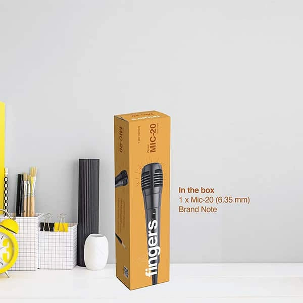 Fingers FINGERS Mic-20 Wired Mic with Golden Pin