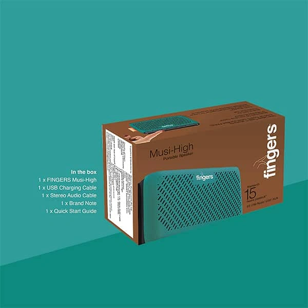 Fingers FINGERS Musi-High 10W Wireless Bluetooth Speaker