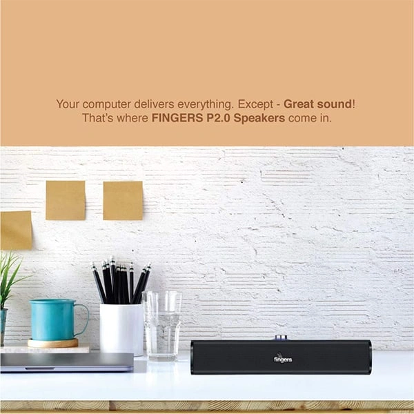 Fingers FINGERS P2.0 Channel Wired Computer Speaker