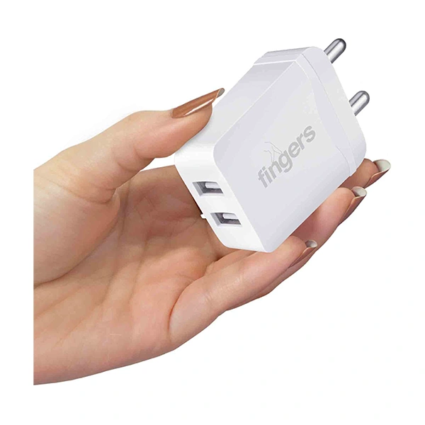 Fingers PA-Dual USB + Cable (Micro) Power Adapter