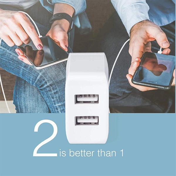 Fingers FINGERS PA-Dual USB Ports Power Mobile Adapter for Cellular Phones