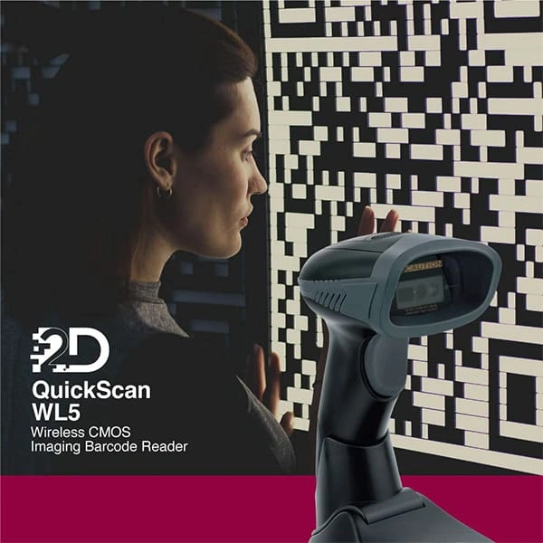 Fingers QuickScan WL5 2D Laser Barcode Scanner
