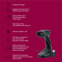 Fingers QuickScan WL5 2D Laser Barcode Scanner