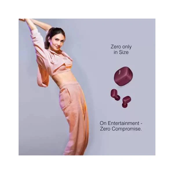 Fingers SizeZero Pods World's Tiniest TWS Earbuds - Plum - Plum