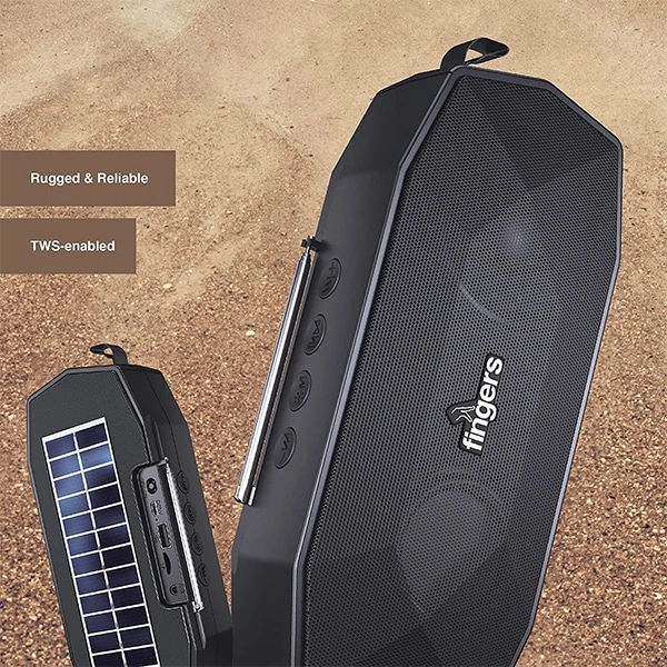 Fingers FINGERS SolarHunk Bluetooth Portable Speaker