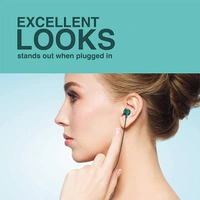 Fingers FINGERS SoundBoss Wired in Ear Earphone with Mic - Burgundy - Burgundy