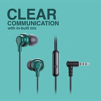 Fingers FINGERS SoundBoss Wired in Ear Earphone with Mic - Burgundy - Burgundy