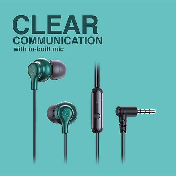 Fingers FINGERS SoundBoss Wired in Ear Earphone with Mic - Burgundy - Burgundy