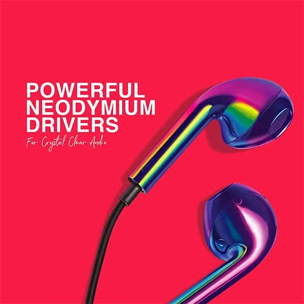 Fingers FINGERS SoundReflex W5 Wired Earphones - White - White
