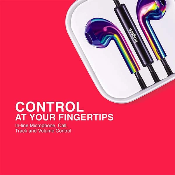 Fingers FINGERS SoundReflex W5 Wired Earphones - White - White