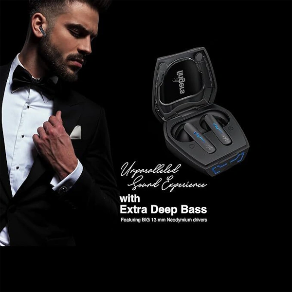 Fingers Tuxedo True Wireless Earbuds - White - White