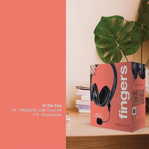Fingers FINGERS USB-Tonic H9 Wired On-Ear Headset