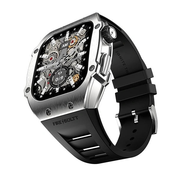 Fire-Boltt Fire Boltt Asphalt Bluetooth Calling 1.39 Inch Smart Watch - Metallic Red - Metallic Red