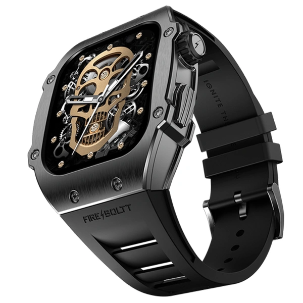 Fire-Boltt Fire Boltt Asphalt Bluetooth Calling 1.39 Inch Smart Watch - Gunmetal black - Gunmetal black