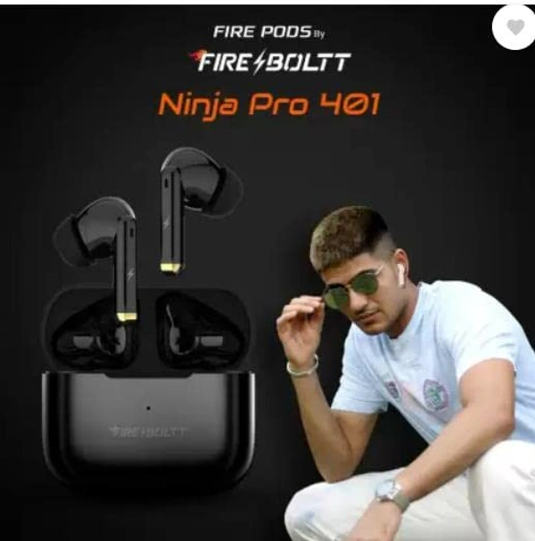 Fire-Boltt Fire Boltt Fire Pods Ninja Pro 401 True Wireless Earbuds - White - White