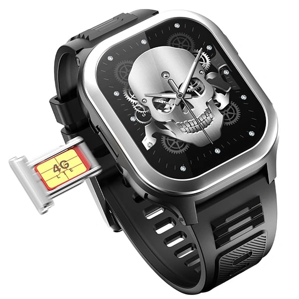 Fire-Boltt Fire-Bolt 4G Pro GPS+4G SIM Smartwatch - Grey - Grey