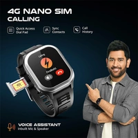 Fire-Boltt Fire-Bolt 4G Pro GPS+4G SIM Smartwatch - Grey - Grey