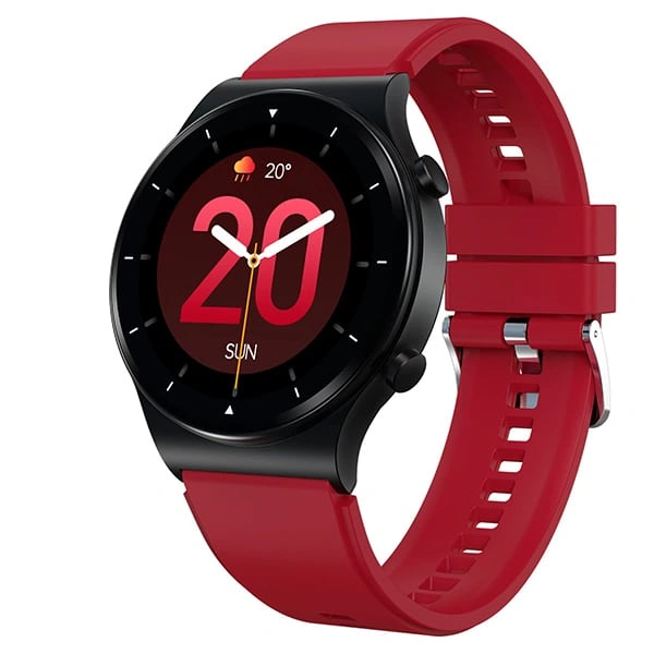 Fire-Boltt 360 Pro Bluetooth Calling Smart Watch - Black Maroon - Black Maroon