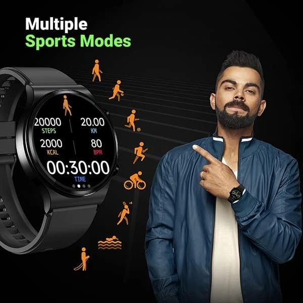 Fire-Boltt 360 Pro Bluetooth Calling Smart Watch - Silver - Silver