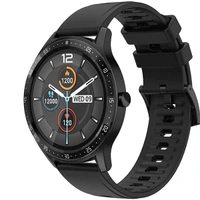 Fire-Boltt 360 SpO2 Full Touch Large Display Round Smart Watch - Black - Black
