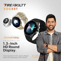 Fire-Boltt 360 SpO2 Full Touch Large Display Round Smart Watch - Black - Black