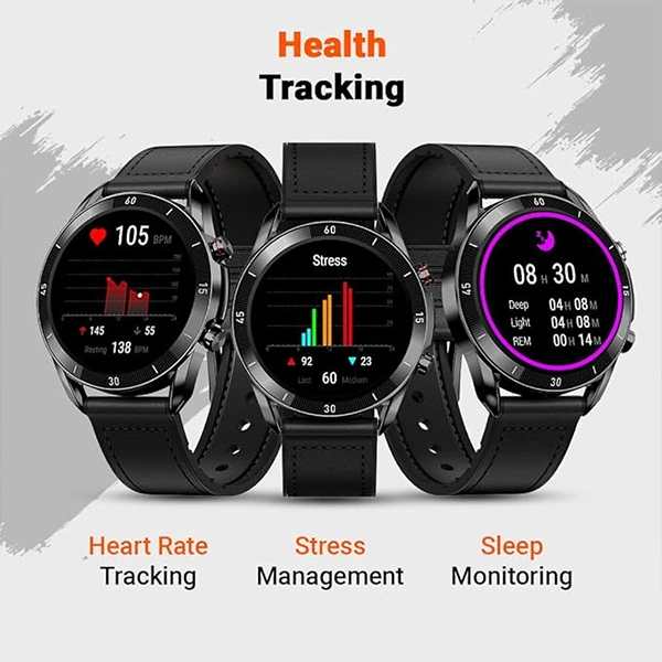 Fire-Boltt Almighty Bluetooth Calling Smartwatch - Brown - Brown