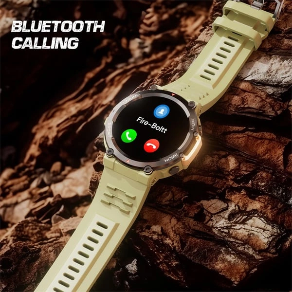 Fire-Boltt Artillery 1.5” HD Display Smart Watch - Green - Green