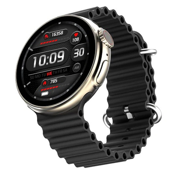 Fire-Boltt Asteroid 1.43” Super AMOLED Display Smart Watch - Gold Black - Gold Black