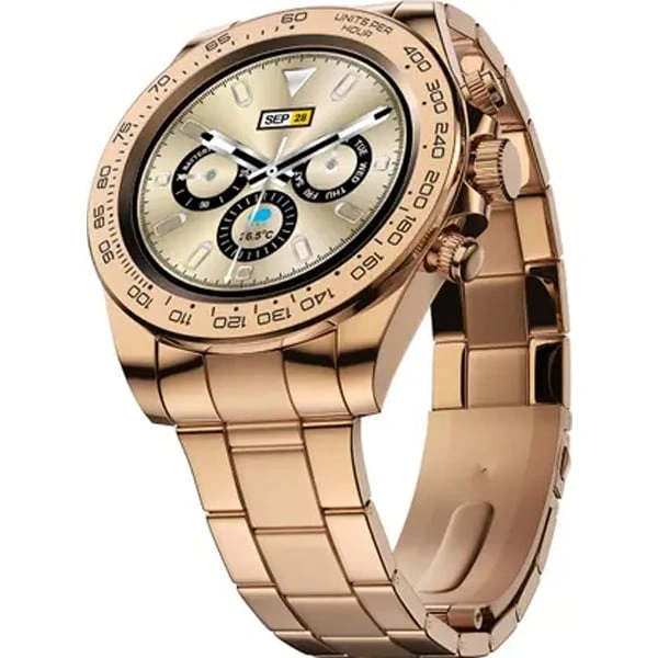 Fire-Boltt Astra Luxury Stainless Steel Smart Watch - Rose Gold - Rose Gold