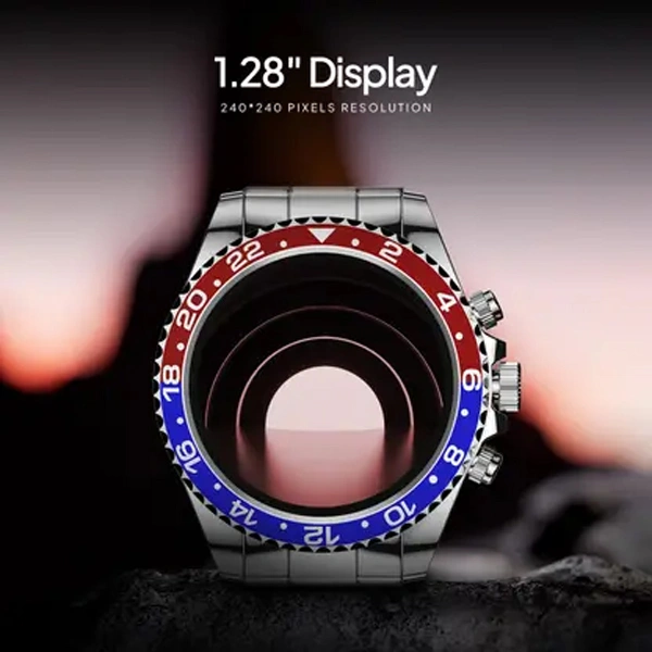 Fire-Boltt Astra Luxury Stainless Steel Smart Watch - Blue Red - Blue Red