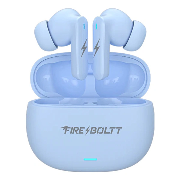 Fire-Boltt Aura TWS Earbuds with 40 Hours Playback - Sky Blue - Sky Blue