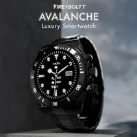 Fire-Boltt Avalanche Luxury Stainless Steel Smart Watch - Gold Black - Gold Black