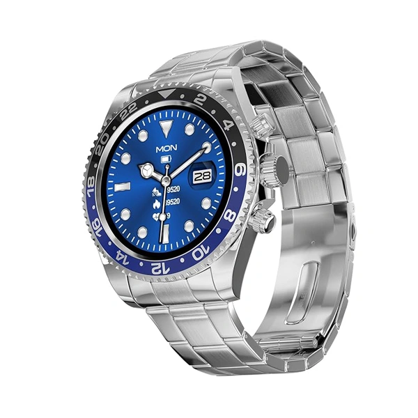 Fire-Boltt Avalanche Luxury Stainless Steel Smart Watch - Blue - Blue