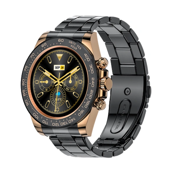Fire-Boltt Blizzard 1.28" Luxury Watch With Bluetooth Calling - Black - Black