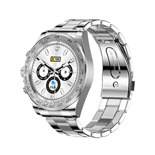 Fire-Boltt Blizzard 1.28" Luxury Watch With Bluetooth Calling - Silver - Silver