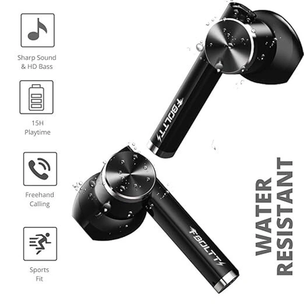 Fire-Boltt Buds 1300 True Wireless Earbuds - White - White