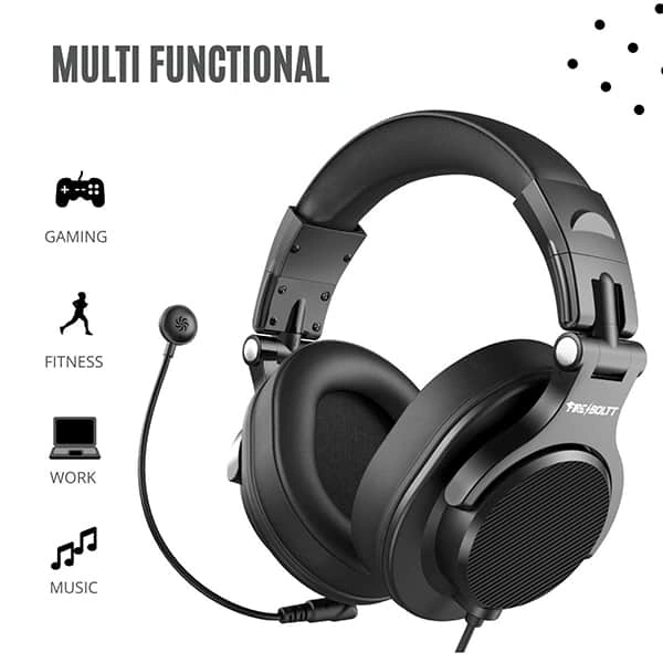 Fire-Boltt BWH1300 PC Headsets with Boom Mic