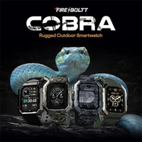 Fire-Boltt Cobra 1.78" AMOLED Army Grade Build Smartwatch - Active Black - Active Black