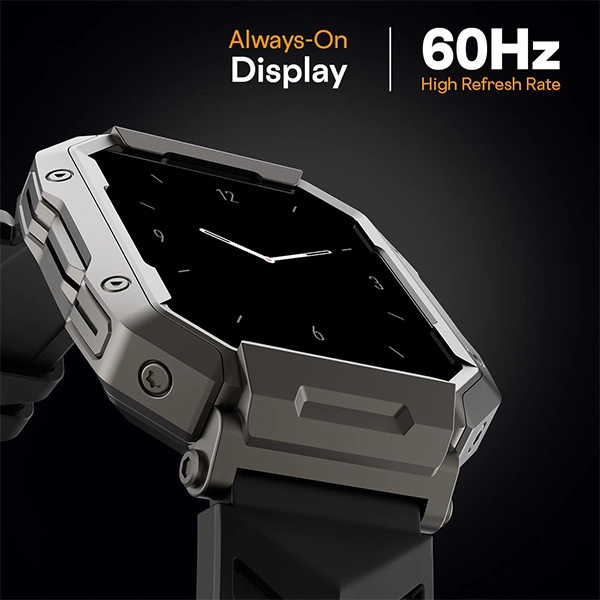 Fire-Boltt Cobra 1.78" AMOLED Army Grade Build Smartwatch - Active Black - Active Black