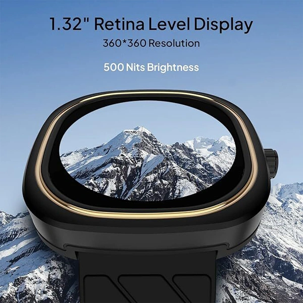 Fire-Boltt Collide 1.32" Display Smartwatch - Brown - Brown