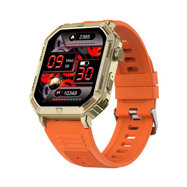 Fire-Boltt Commando Smartwatch with Bluetooth Calling - Orange - Orange
