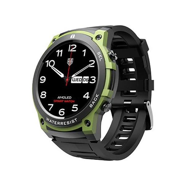 Fire-Boltt Crusader 1.43" Amoled Display Bluetooth Calling Smartwatch - Green - Green