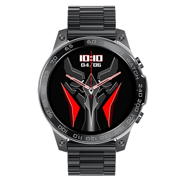 Fire-Boltt Dagger Luxe Smartwatch With Bluetooth Calling 1.43" AMOLED Display - Silver - Silver