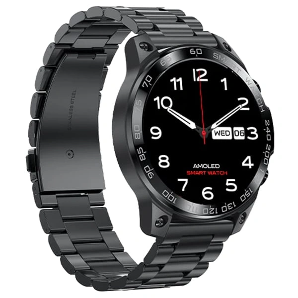 Fire-Boltt Dagger Luxe Smartwatch With Bluetooth Calling 1.43" AMOLED Display - Silver - Silver