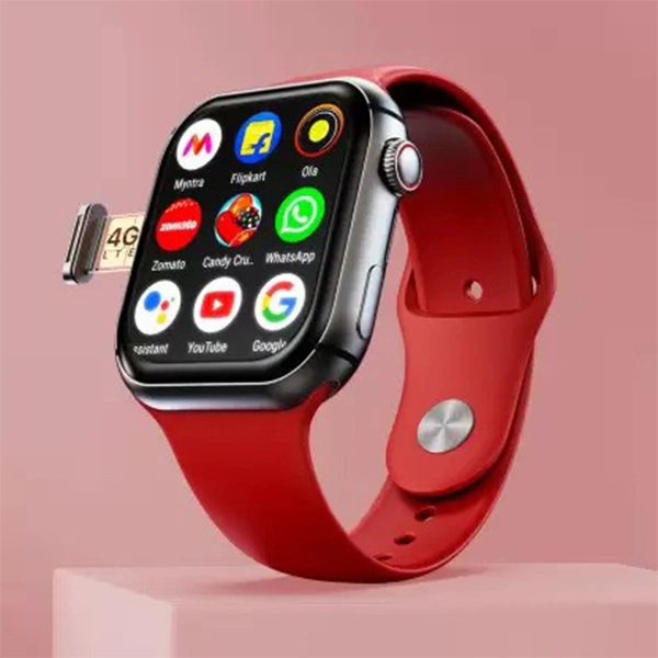 Fire-Boltt Dream Wi-Fi+4G SIM Android OS Wristphone - Cherry Hug - Cherry Hug